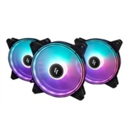 Obrázek CHIEFTEC RGB větrák NF- 3012- RGB, 120 x 120x25 mm, with 3 pin/ 4pin connector