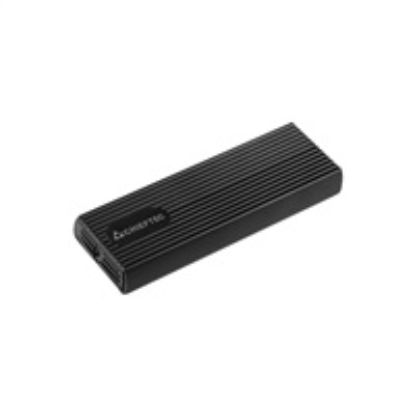 Obrázek CHIEFTEC externí rámeček na M.2 PCIe NVMe/ S- ata SSD Enclosure Tool- Less, s USB Type C konektorem, černá