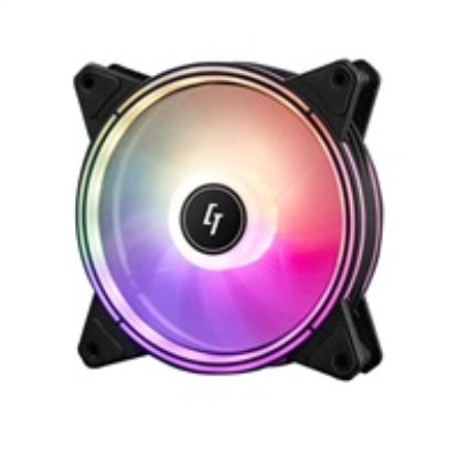 Obrázek CHIEFTEC RGB větrák NF- 1225RGB, 120 x 120x25 mm, with 3 pin/ 4pin connector