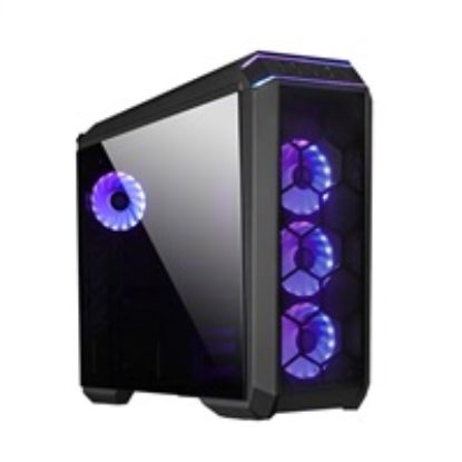 Obrázek CHIEFTEC skříň STALLION 3, ATX, 1x USB- C 3.2, 2x USB 3.1, 1x USB 2.0, 4x 120mm RGB Fan, černá
