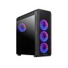 Obrázek CHIEFTEC skříň SCORPION 4, ATX, 1x USB- C 3.2, 2x USB 3.1, 4x 120mm ARGB Fan, ARGB Hub, černá