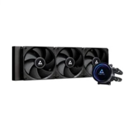 Obrázek CHIEFTEC vodní chlazení CPU Iceberg 360 Dark, 3 x 120mm, ARGB vodní blok, LGA1851, AM5, černá