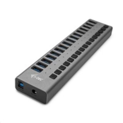 Obrázek i- tec USB 3.0 nabíjecí HUB 16port + Power Adapter 90 W