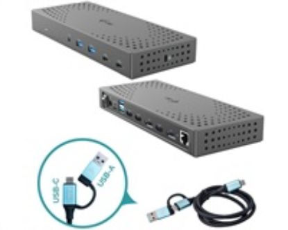 Obrázek i- tec USB 3.0 / USB- C / Thunderbolt, 3x 4K Docking Station Gen 2 + PD 100 W