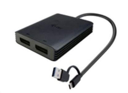 Obrázek i- tec USB- A/ USB- C Dual 4K DP Video Adapter