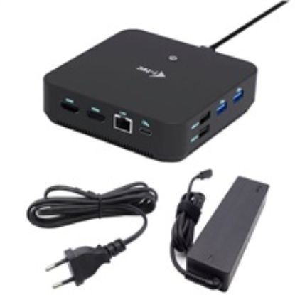 Obrázek i- tec USB- C DP Dual HDMI Docking Station, PD 100 W + Universal Charger 100 W