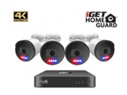 Obrázek iGET HOMEGUARD HGNVK88504 - PoE 4K UltraHD NVR CCTV 8CH + 4x kamera