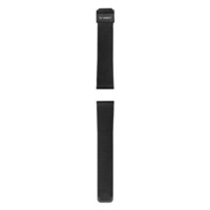 Obrázek Garett univerzální řemínek 20 mm, černý kovový, typ Mesh