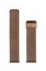 Obrázek Garett univerzální řemínek 18 mm, zlatorůžový kovový, typ Mesh rose gold