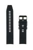 Obrázek Garett univerzální řemínek 22 mm, černý silikonový