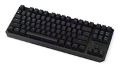 Obrázek ENDORFY Klávesnice Thock TKL Wireless Red, Mechanická, Bezdrátová, ARGB, černá