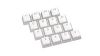 Obrázek ENDORFY Klávesy PBT Pudding Onyx White Double shot, bílá