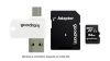 Obrázek GOODRAM microSDXC karta 64 GB M1A4 All- in- one (R: 100/ W: 10 MB/ s), UHS- I Class 10, U1 + Adapter + OTG card reader…