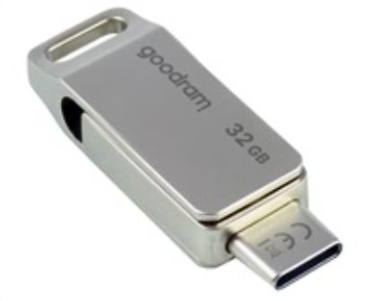 Obrázek GOODRAM Flash Disk 32 GB ODA3, USB 3.2, stříbrná