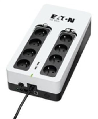 Obrázek Eaton 3S 850 FR, UPS 850VA / 510 W, 8 zásuvek (4 zálohované), USB, 2x USB charge, české zásuvky