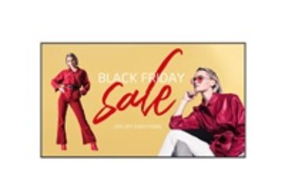 Obrázek LG 110" signage 110UM5K- B UHD, 16/ 7, 500 nit, 25% Haze, webOS 6.0