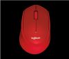 Obrázek Logitech Wireless Mouse M330 Silent Plus, red