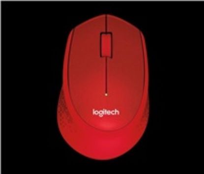 Obrázek Logitech Wireless Mouse M330 Silent Plus, red