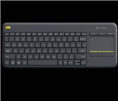 Obrázek Logitech Wireless Keyboard Touch Plus K400 Plus, black, US