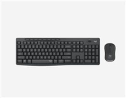 Obrázek Logitech Silent Wireless Combo MK295, bezdrátová klávesnice + myš, 2.4 GHz, CZ/ SK, Graphite