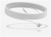 Obrázek Logitech kabel pro Stolní mikrofony Rally, Prodlužovací kabel, 10m, bílá
