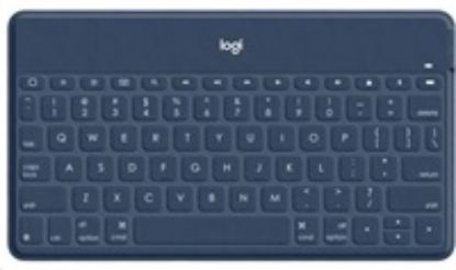 Obrázek Logitech Bluetooth Keyboard Folio Keys- To- Go, UK - International, Classic Blue, Apple