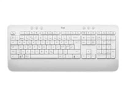 Obrázek Logitech Klávesnice Signature K650, CZ- SK, bílá/ šedá