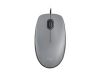 Obrázek Logitech myš Corded M110 tichá, šedá, EMEA