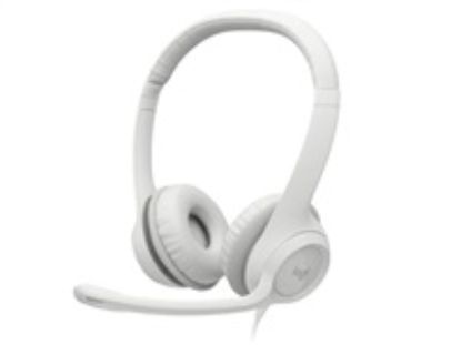 Obrázek Logitech Headset H390, drátový, USB, bílá