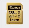 Obrázek Lexar SDXC ARMOR Gold UHS- II U3, Stainless Steel, IP68 R280/ W210 (V60) 128 GB