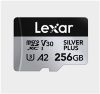 Obrázek Lexar microSDXC Professional SILVER Plus UHS- I/ U3/ A2/ 4K R205/ W150 (V30) 256 GB