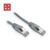 Obrázek LYNX FTP patch kabel Cat5e PVC, CCA, 1m, šedý (balení obsahuje 10ks)