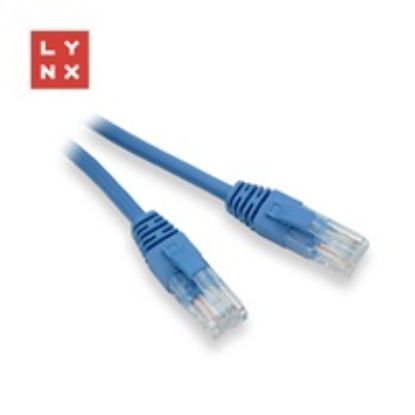 Obrázek LYNX UTP patch kabel Cat5e, PVC, CCA, 10m, modrý