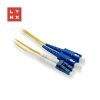 Obrázek LYNX duplexní patch kabel SM, OS2, LC/ SC, 9/ 125µm, 2m