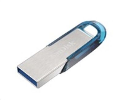 Obrázek SanDisk Flash Disk 128 GB Ultra Flair, USB 3.0, tropic modrá