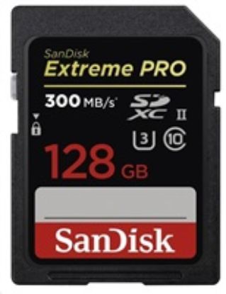 Obrázek SanDisk SDXC karta 128 GB Extreme Pro (300MB/ s UHS- II)
