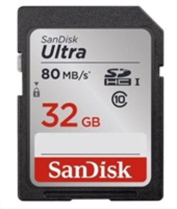 Obrázek SanDisk SDHC karta 32 GB Ultra (90 MB/ s Class 10 UHS- I)