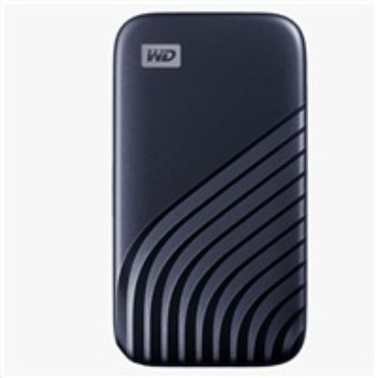 Obrázek SanDisk WD My Passport SSD externí 2 TB , USB- C 3.2 , 1050/ 1000MB/ s R/ W PC & Mac , Midnight Blue