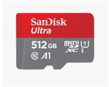Obrázek SanDisk MicroSDXC karta 512 GB Ultra (100MB/ s, Class 10, Android) + adaptér