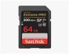 Obrázek SanDisk SDXC karta 64 GB Extreme PRO (200 MB/ s Class 10, UHS- I U3 V30)
