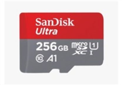 Obrázek SanDisk MicroSDXC karta 256 GB Ultra (150 MB/ s, A1 Class 10 UHS- I) + adaptér