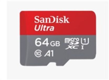 Obrázek SanDisk MicroSDXC karta 64 GB Ultra (140 MB/ s, A1 Class 10 UHS- I) + adaptér