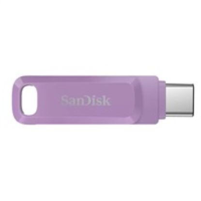 Obrázek SanDisk Flash Disk 64 GB Ultra Dual Drive Go, USB- C 3.2, Fialová