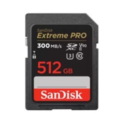 Obrázek SanDisk MicroSDXC karta 512 GB Extreme PRO (R: 300/ W: 260 MB/ s, UHS- II, C10, V90)