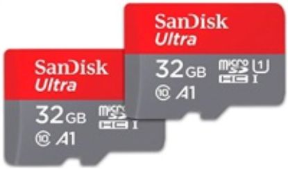 Obrázek SanDisk MicroSDHC karta 32 GB Ultra (R: 120/ W: 120 MB/ s, UHS- I, C10), 2- Pack