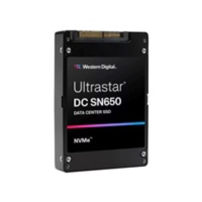 Obrázek WD Enterprise SSD 15.36 TB Ultrastar DC SN650, PCIe Gen4, (R: 6600, W: 2800MB/ s), RI- 1DW/ D BICS5 ISE