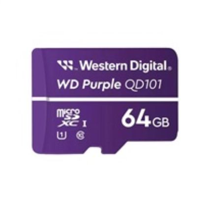 Obrázek WD MicroSDXC karta 64 GB Purple WDD064G1P0C Class 10, 16 TBW
