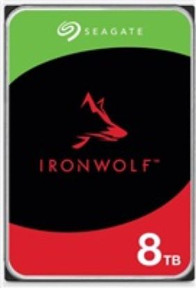 Obrázek SEAGATE HDD 8 TB IRONWOLF (NAS), 3.5", SATAIII, 5400 RPM, Cache 256MB, CMR