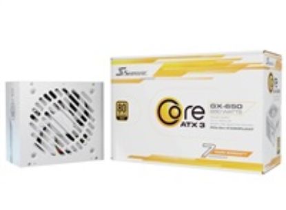 Obrázek SEASONIC zdroj Core GX 650 W White, 120mm, Plně modulární, 80+ Gold, ATX 3.1