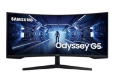 Obrázek SAMSUNG MT LED LCD Gaming Monitor 34" Odyssey G55T - prohnutý, VA, 3440 x 1440, 1 ms, 165 Hz, HDMI , DisplayPort